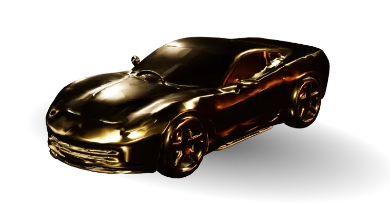 Gold finish